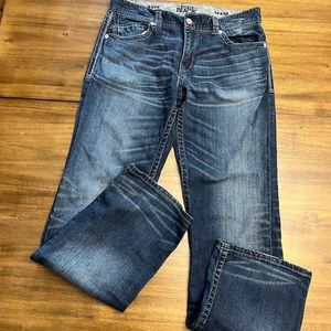 Men Buckle Black jeans size 34x34